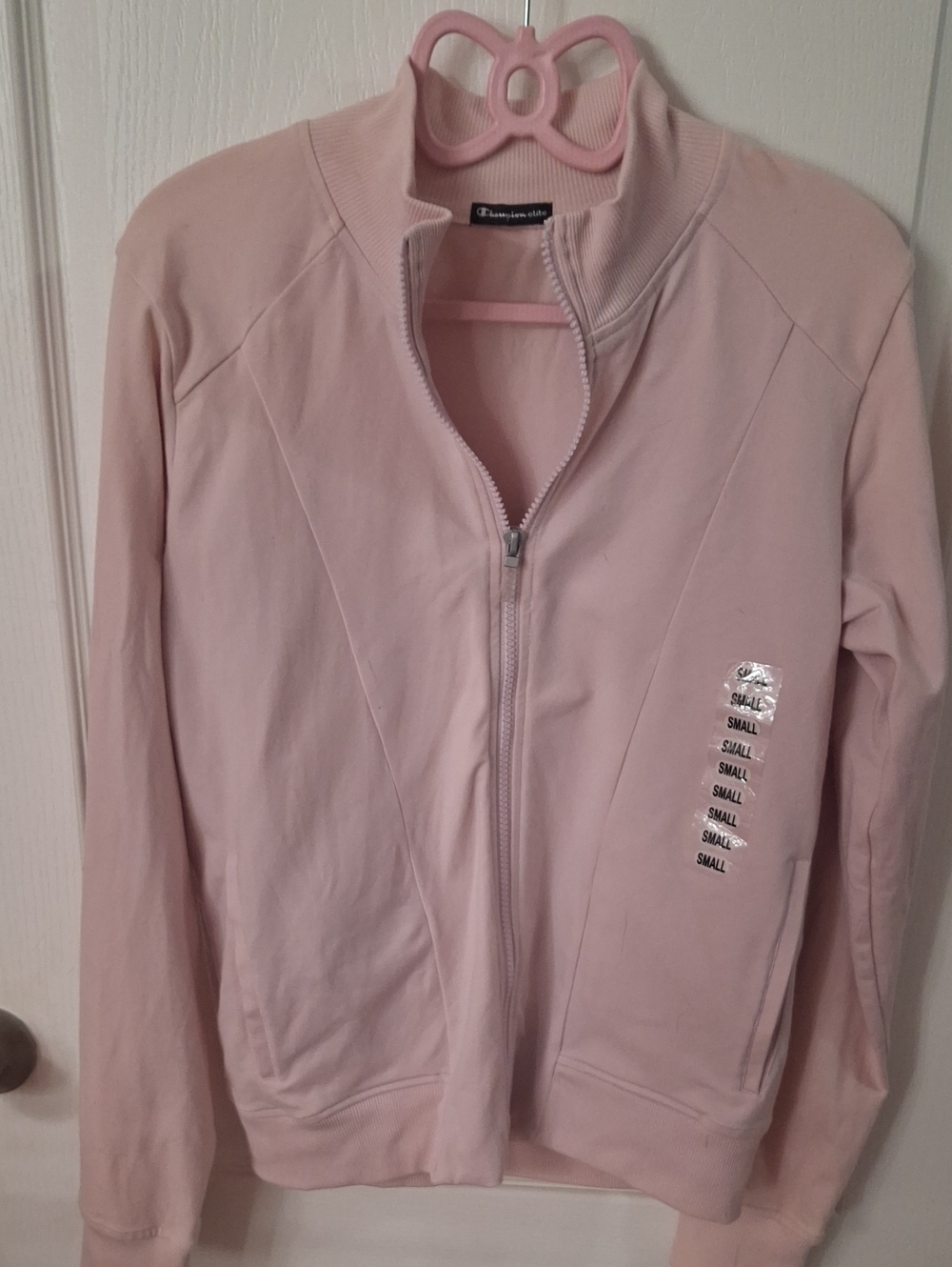 Champion Elite Women's Pink Full-Zip Athletic Track Jacket   NWT   Size S